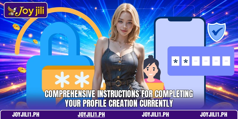Comprehensive instructions for completing your profile creation currently Comprehensive instructions for completing your profile creation currently