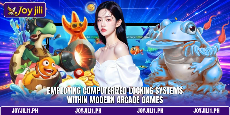 Employing computerized locking systems within modern arcade games Employing computerized locking systems within modern arcade games