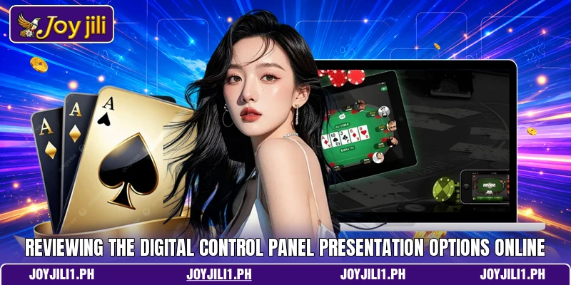 Reviewing the digital control panel presentation options online Reviewing the digital control panel presentation options online