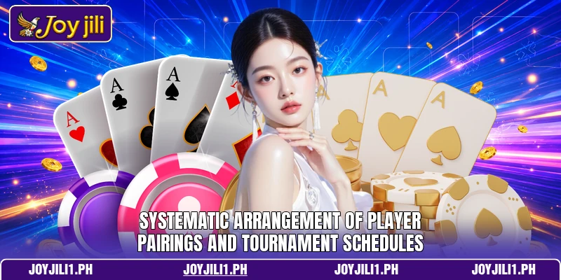Systematic arrangement of player pairings and tournament schedules Systematic arrangement of player pairings and tournament schedules