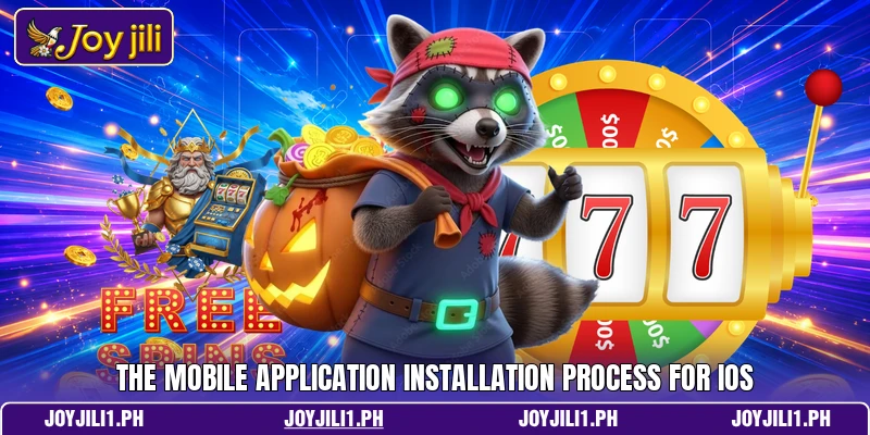 The mobile application installation process for iOS The mobile application installation process for iOS